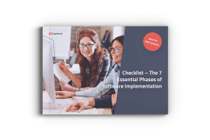 Cover page of the software implementation checklist | eggheads.net