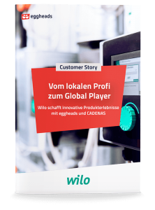Titelseite der Customer Story von wilo: Vom lokalen Profi zum Global Player | eggheads.net