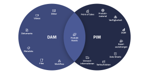 Illustration mit überlappenden Sphären von DAM und PIM | eggheads.net