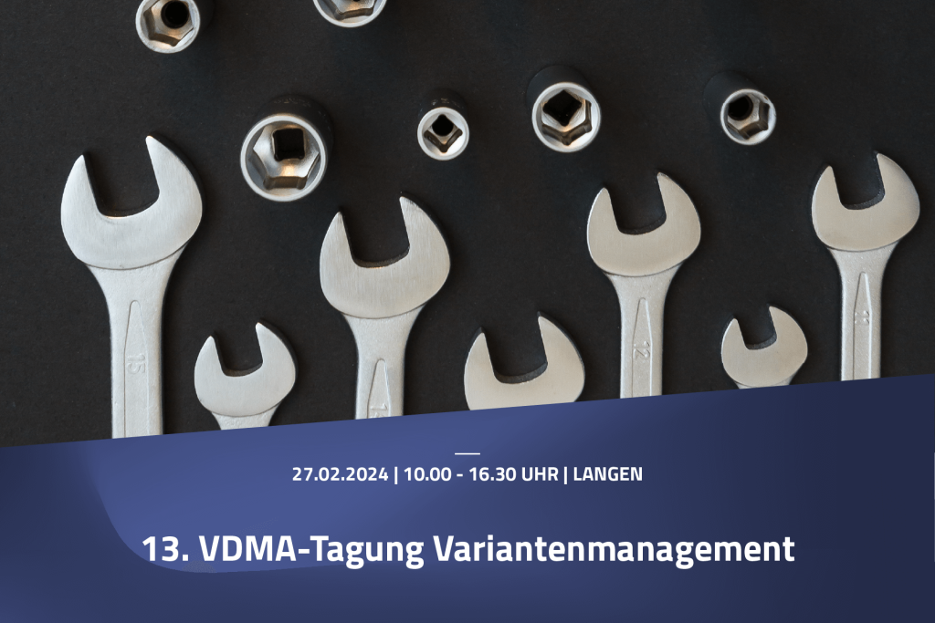Website Eventbild | 13. VDMA Tagung Variantenmanagement | eggheads.net